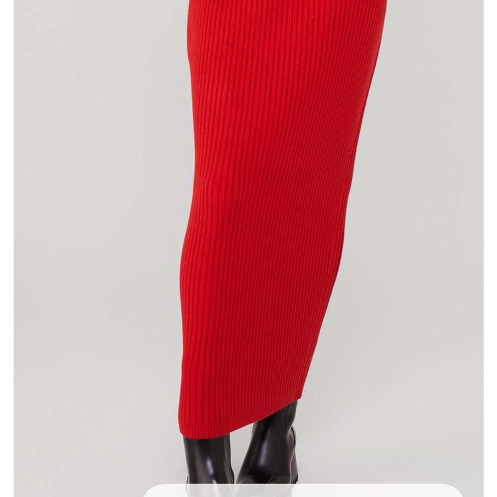 ALO Yoga Vibrant Red Maxi Skirt